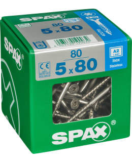 SPAX TX 5X80 RST UPPOK. 80KPL Y.RUUVI Main Image