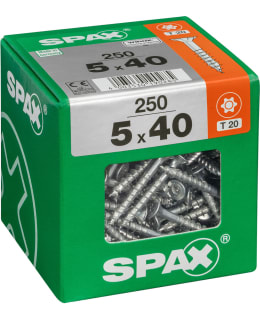 SPAX TX 5X40 UPPOKANTA 250KPL YLEISRUUVI Main Image