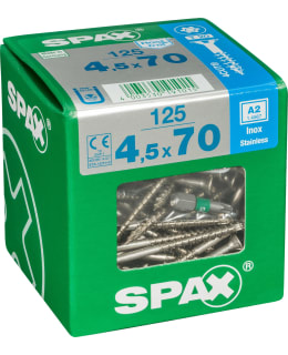 SPAX TX 4,5X70 RST UPPOK. 125KPL Y.RUUVI Main Image