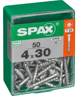 SPAX TX 4X30 UPPOKANTA 50KPL YLEISRUUVI Main Image