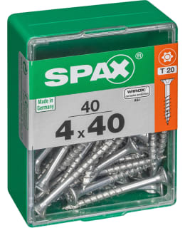 SPAX TX 4X40 UPPOKANTA 40KPL YLEISRUUVI Main Image