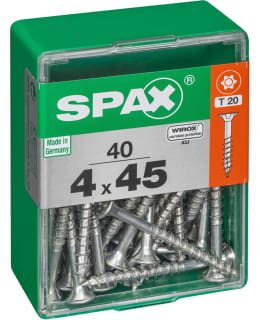 SPAX TX 4X45 UPPOKANTA 40KPL YLEISRUUVI Main Image