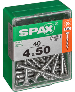 SPAX TX 4X50 UPPOKANTA 40KPL YLEISRUUVI Main Image