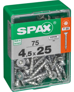 SPAX TX 4,5X25 UPPOK. 75KPL YLEISRUUVI Main Image