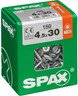 SPAX TX 4,5X30 UPPOK. 150KPL YLEISRUUVI Main Image