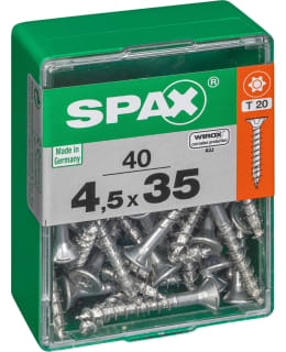 SPAX TX 4,5X35 UPPOK. 40KPL YLEISRUUVI Main Image