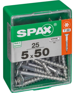 SPAX TX 5X50 UPPOKANTA 25KPL YLEISRUUVI Main Image