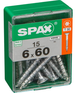 SPAX TX 6X60 UPPOKANTA 15KPL YLEISRUUVI Main Image