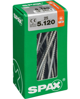 SPAX TX 5X120 UPPOKANTA 25KPL YLEISRUUVI Main Image