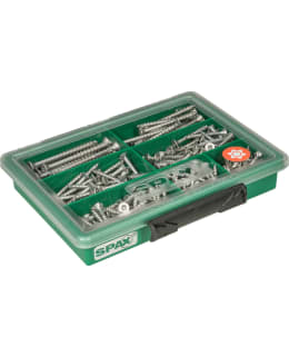 SPAX TX UPPOKANTA 245KPL RUUVILAJITELMA Main Image