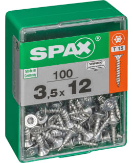 SPAX TX 3,5X12 UPPOK. 100KPL YLEISRUUVI Main Image