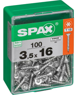 SPAX TX 3,5X16 UPPOK. 100KPL YLEISRUUVI Main Image