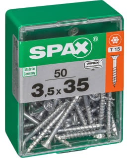 SPAX TX 3,5X35 UPPOK. 50KPL YLEISRUUVI Main Image