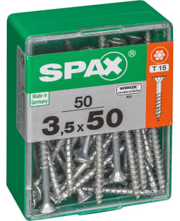 SPAX TX 3,5X50 UPPOK. 50KPL YLEISRUUVI Main Image