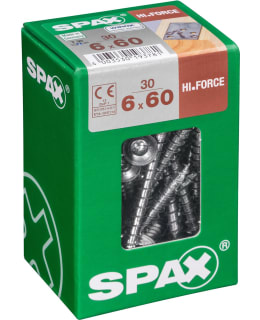 SPAX TX 6X60 30KPL LEVEÄKANTARUUVI Main Image