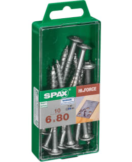 SPAX TX 6X80 10KPL LEVEÄKANTARUUVI Main Image