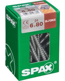 SPAX TX 6X80 24KPL LEVEÄKANTARUUVI Main Image