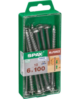 SPAX TX 6X100 10KPL LEVEÄKANTARUUVI Main Image