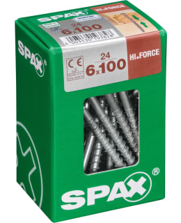 SPAX TX 6X100 24KPL LEVEÄKANTARUUVI Main Image