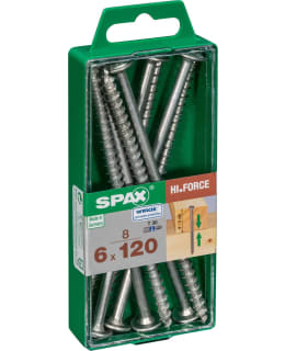 SPAX TX 6X120 8KPL LEVEÄKANTARUUVI Main Image
