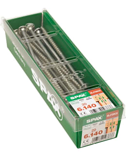 SPAX TX 6X140 20KPL LEVEÄKANTARUUVI Main Image