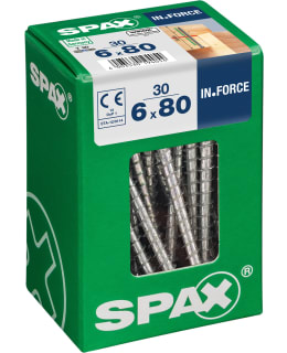 SPAX TX 6X80 30KPL SYLINTERIKANTARUUVI Main Image