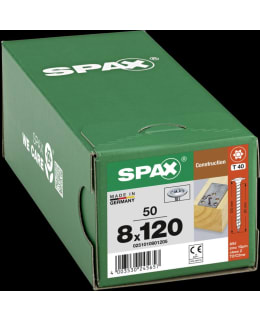SPAX WASHER HEAD 8,0X120 T40 WIROX 50PCS Main Image