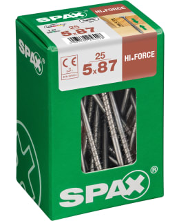 SPAX TX 5X87 25KPL LEVEÄKANTARUUVI Main Image