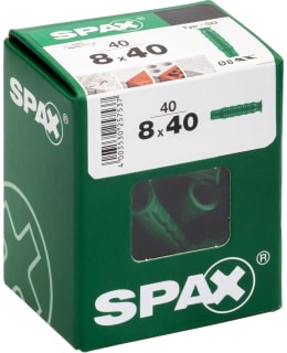 SPAX 8X40 40KPL SEINÄTULPPA Main Image