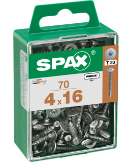 SPAX TX 4X16 LEVEÄK. 70KPL KALUSTERUUVI Main Image