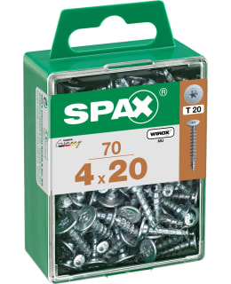 SPAX TX 4X20 LEVEÄK. 70KPL KALUSTERUUVI Main Image