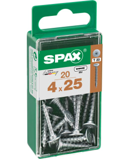 SPAX TX 4X25 LEVEÄK. 20KPL KALUSTERUUVI Main Image