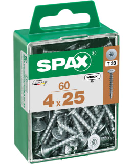 SPAX TX 4X25 LEVEÄK. 60KPL KALUSTERUUVI Main Image