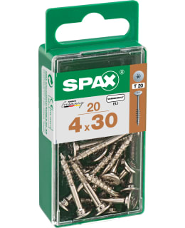 SPAX TX 4X30 NIKKEL. 20KPL KALUSTERUUVI Main Image