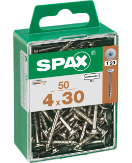 SPAX TX 4X30 NIKKEL. 50KPL KALUSTERUUVI Main Image