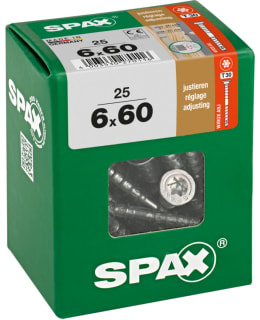 SPAX DISNTANCE SCREW 6x60 L 25 PCS Main Image