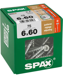 SPAX DISNTANCE SCREW 6x60 XL 75 PCS Main Image