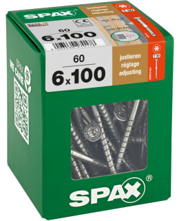 SPAX DISNTANCE SCREW 6x100 XL 60 PCS Main Image