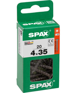SPAX TÄYSK MUSTA 4x35 20KPL YLEISRUUVI Main Image