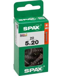 SPAX TÄYSK MUSTA 5x20 20KPL YLEISRUUVI Main Image