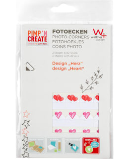 WALTHER 120901 PHOTO CORNERS HEART DESIG Main Image