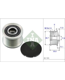 Schaeffler INA 535 0086 10 Vapaakytkin laturi Main Image