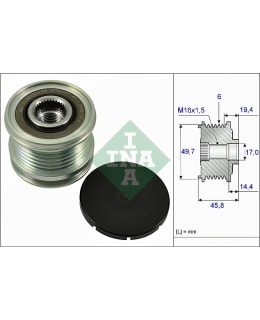 Schaeffler INA 535 0168 10 Vapaakytkin laturi Mercedes Main Image