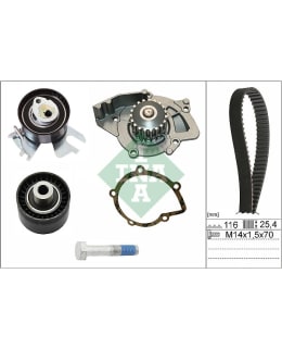 Schaeffler INA 530 0449 30 Timing belt set with water pump Main Image
