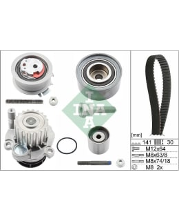 Schaeffler INA 530 0463 30 Timing belt set with water pump Main Image