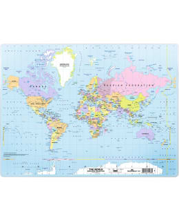 MAAILMAN KARTTA 50X38CM KIRJOITUSALUSTA Main Image