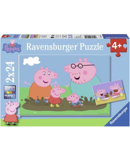 RB PEPPA PIG HAPPY FAMILY 2X24P PALAPELI Main Image