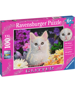 RB WHITE KITTEN GLITTER 100P PALAPELI Main Image
