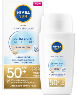 NIVEA SUN FACE SK50+ LIGHT SÄV.AURINKOV Main Image