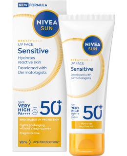NIVEA SUN FACE SENS SK50 40ML SUN CREAM Main Image